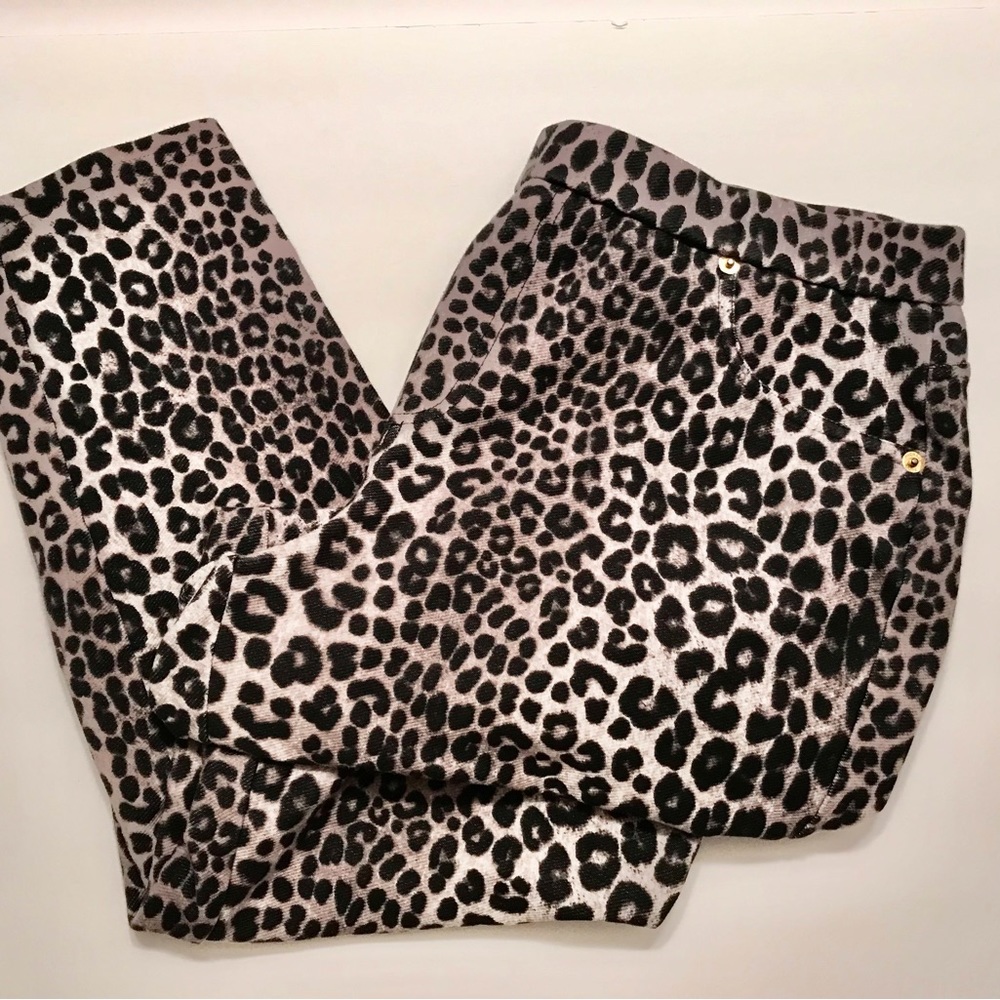 MICHAEL KORS Animal Print Pull-On Leggings